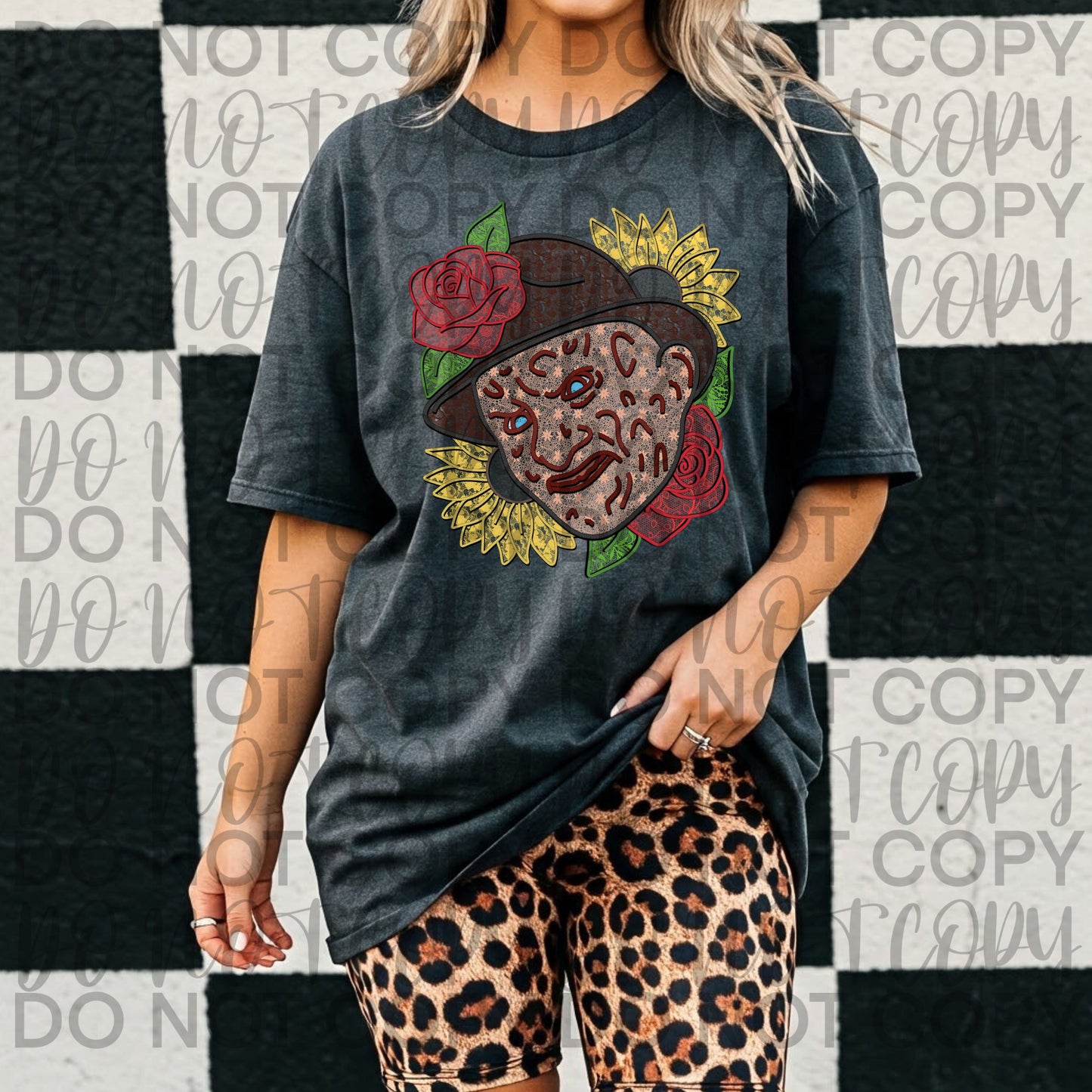 FLORAL FAUX LACE FREDDY