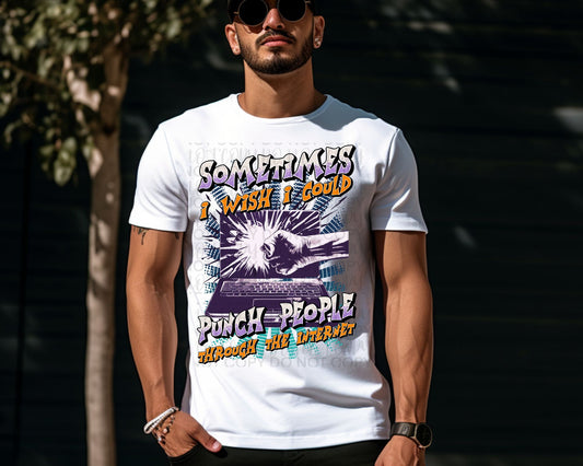PUNCH PEOPLE THROUGH THE INTERNET