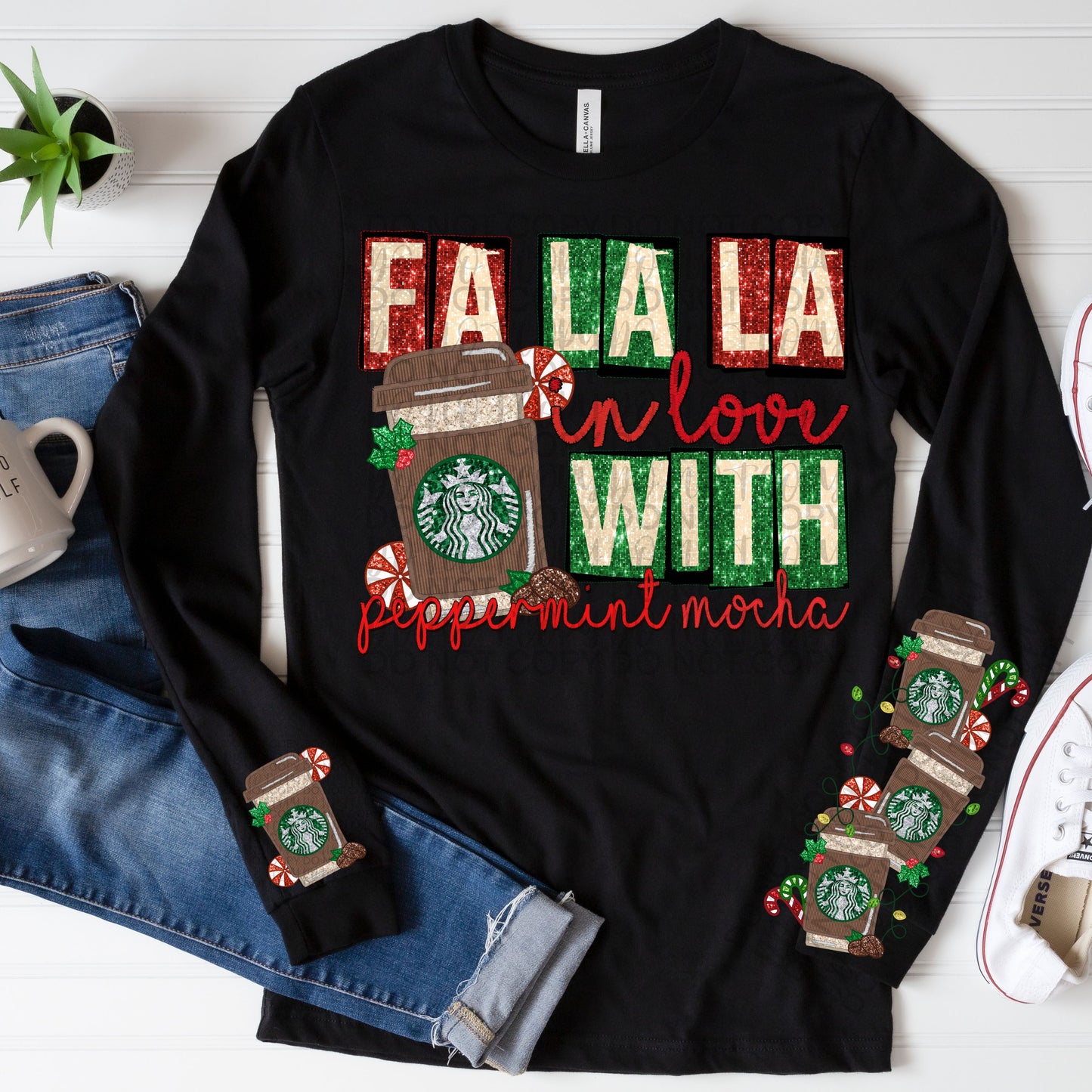 Starbucks Fa la la in love with peppermint mocha set