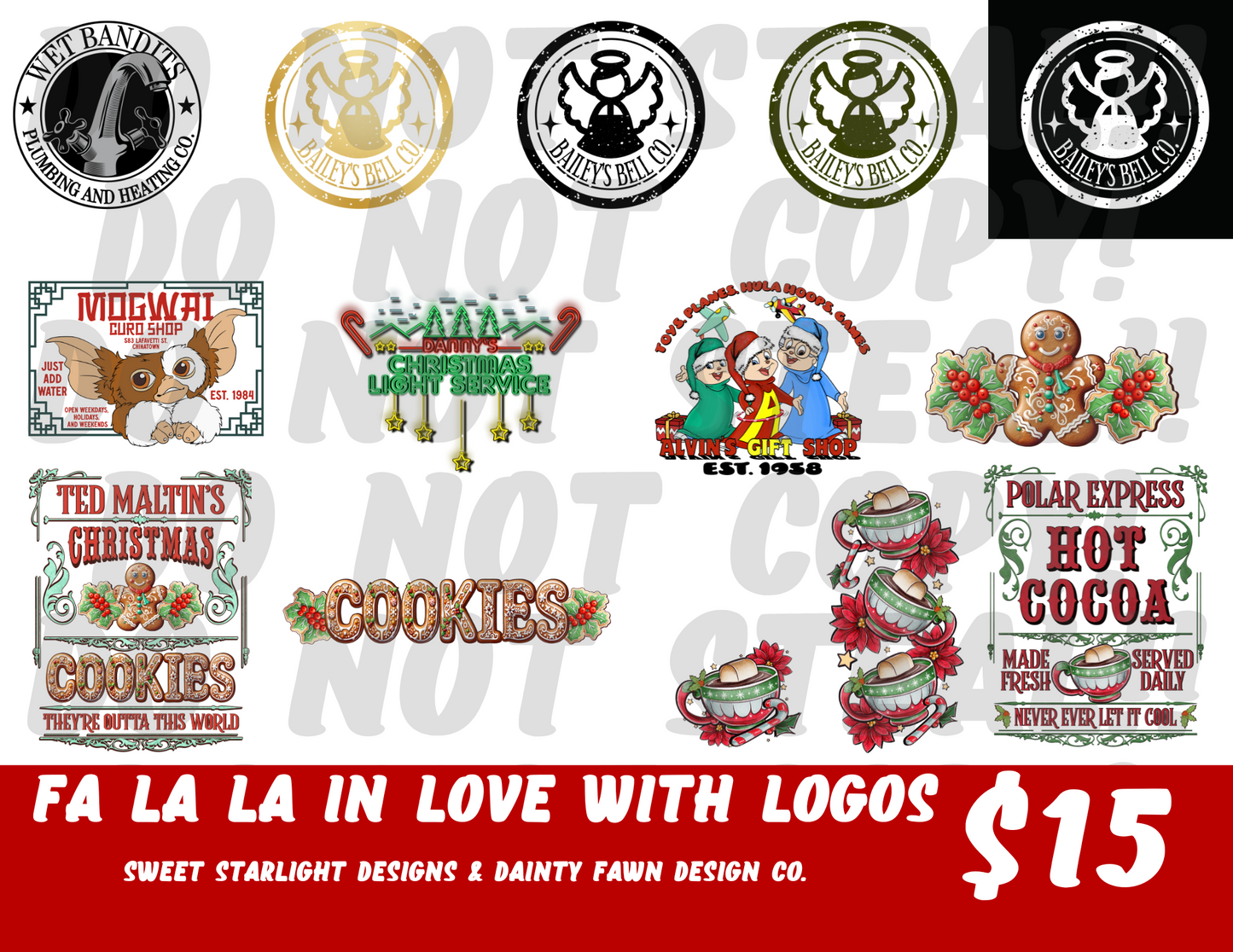 Fa La La La in Love with Logos Collab | PNG