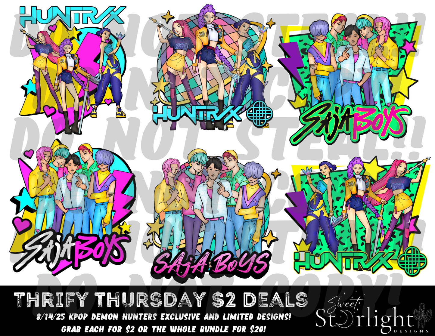 K-Pop Demon Hunters $2 Deal Whole Bundle