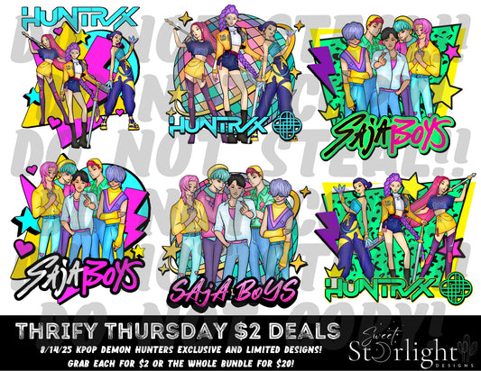 K-Pop Demon Hunters $2 Deal Whole Bundle