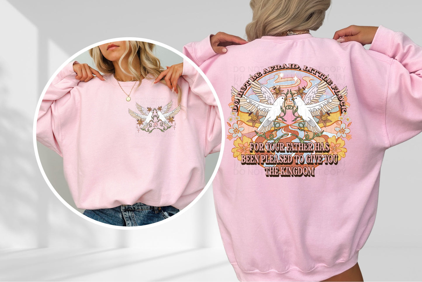 Do Not be afraid retro faith design