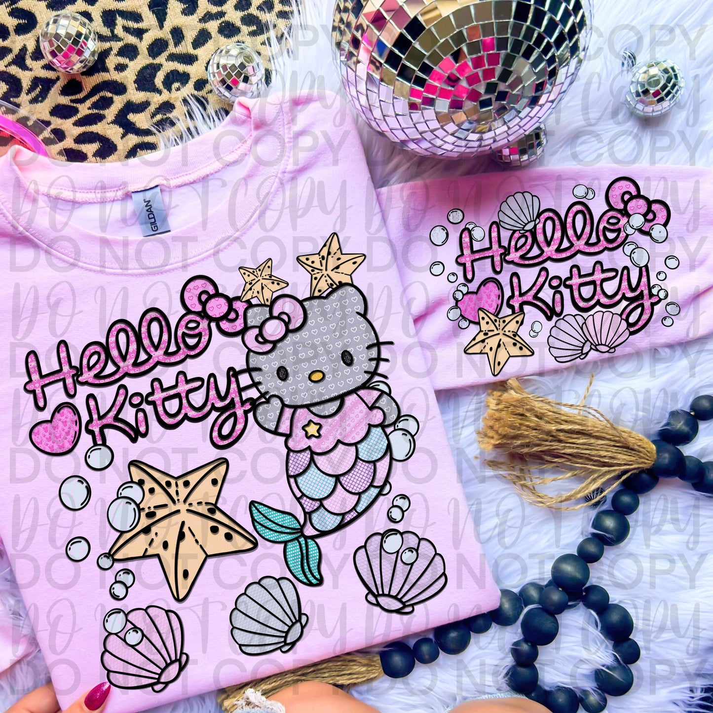 Faux Lace Mermaid Kitty