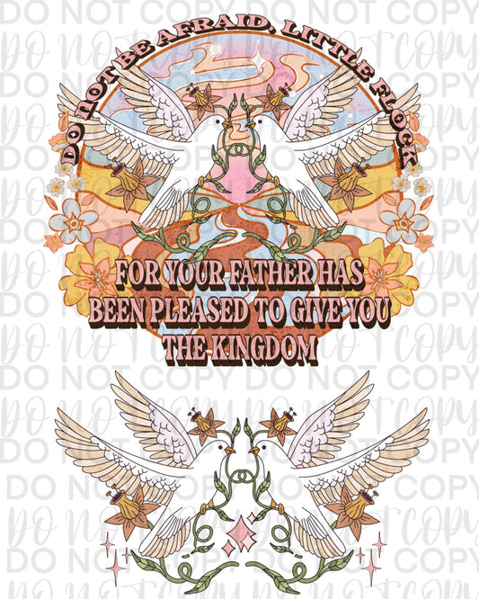 Do Not be afraid retro faith design