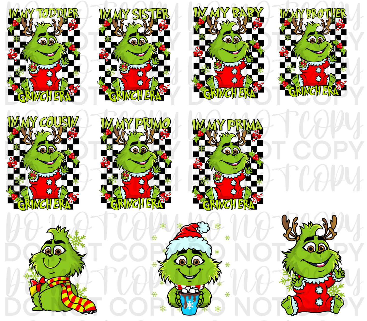 IN MY FAMILY NAME GRINCH BUNDLE