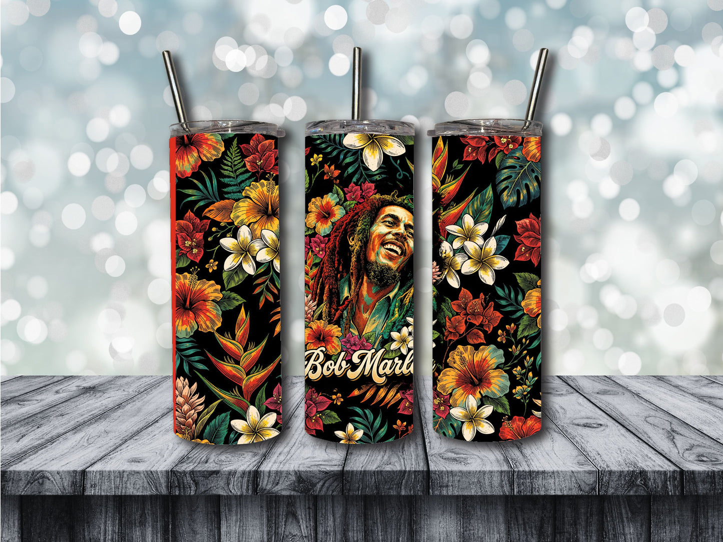 BM FLORAL- TUMBLER