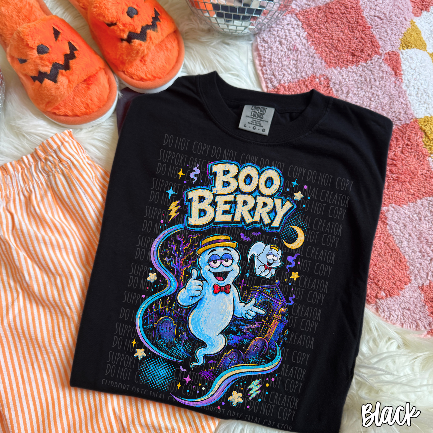 Dark tees only! Halftone Boo Berry
