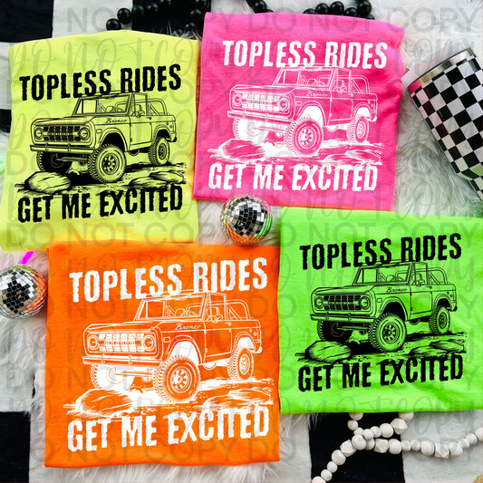 Topless Rides Gets Me Excited Bronco