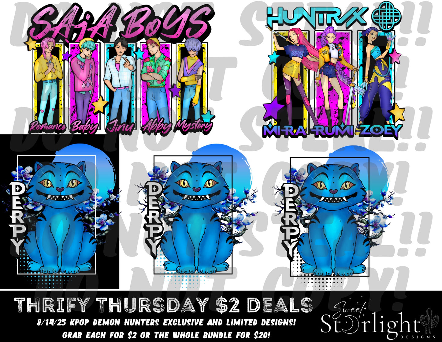 K-Pop Demon Hunters $2 Deal Whole Bundle
