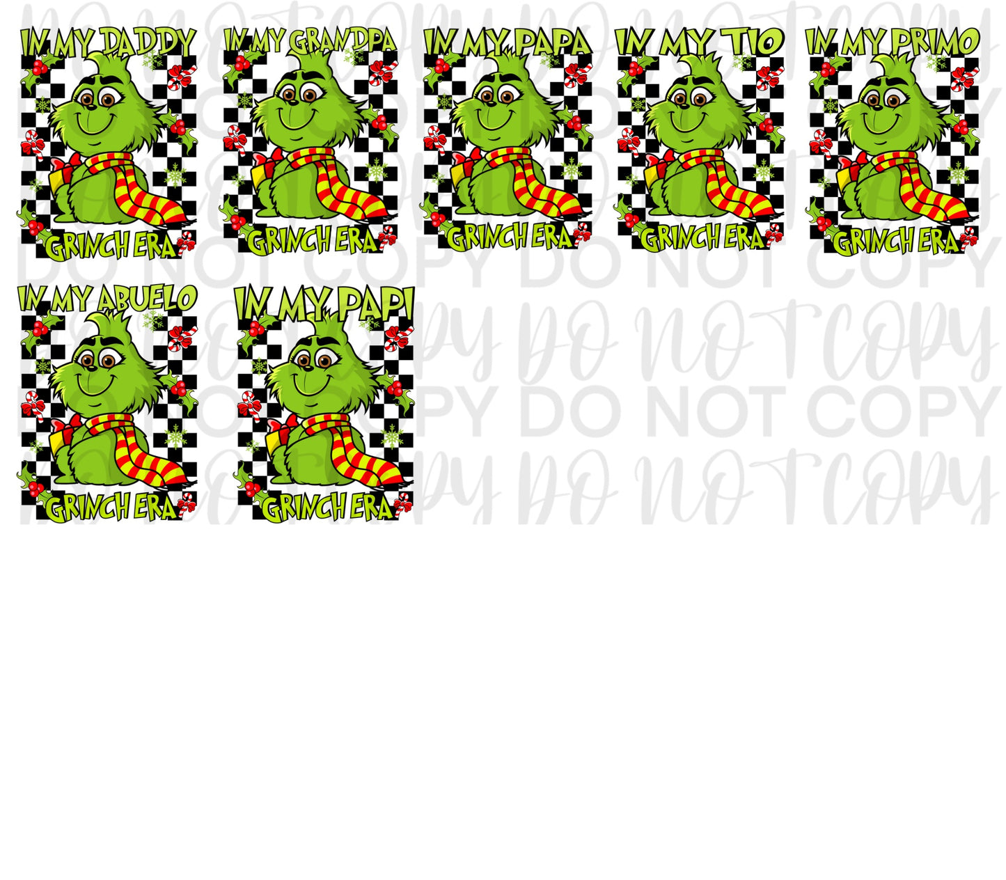 IN MY FAMILY NAME GRINCH BUNDLE