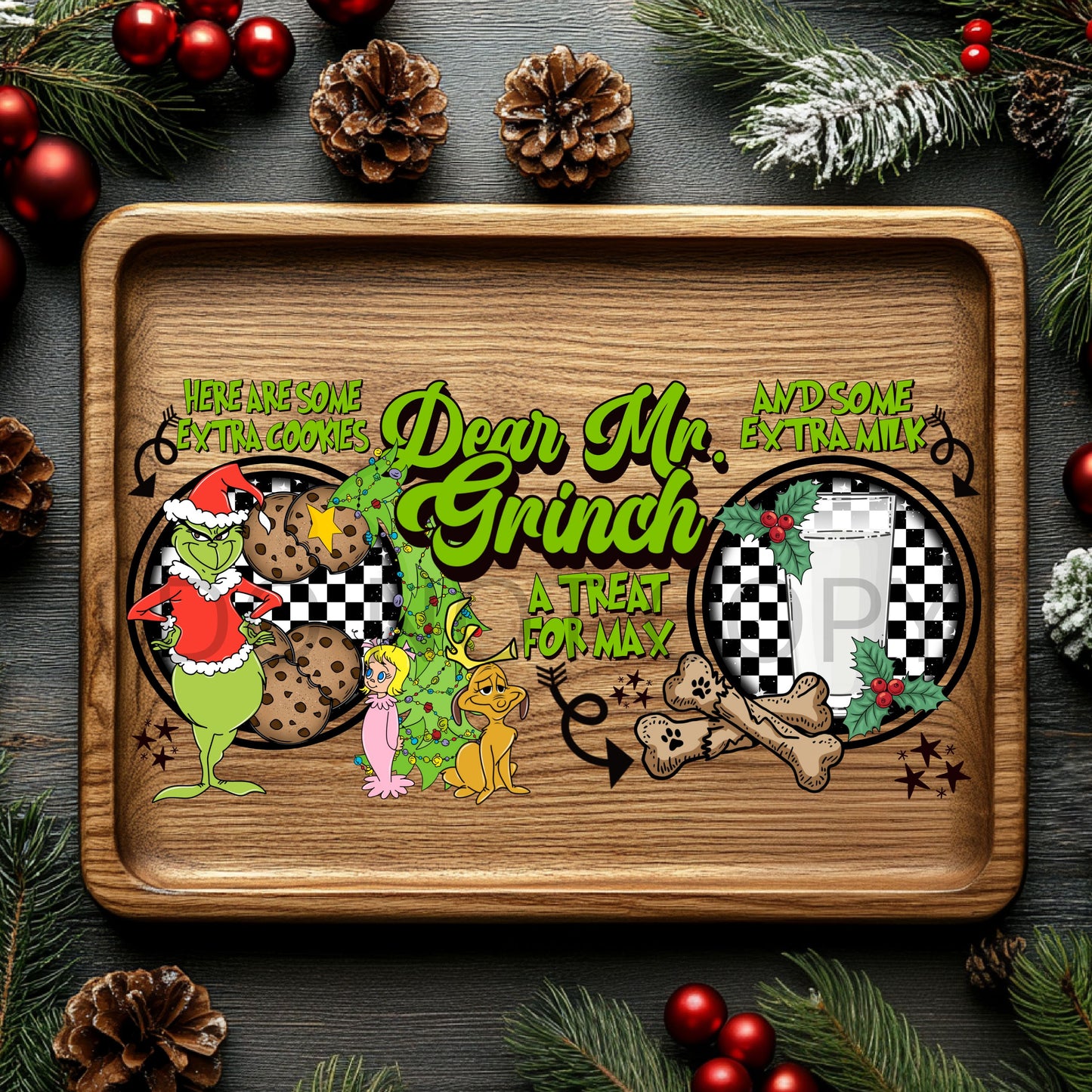 Green Guy Cookie Tray