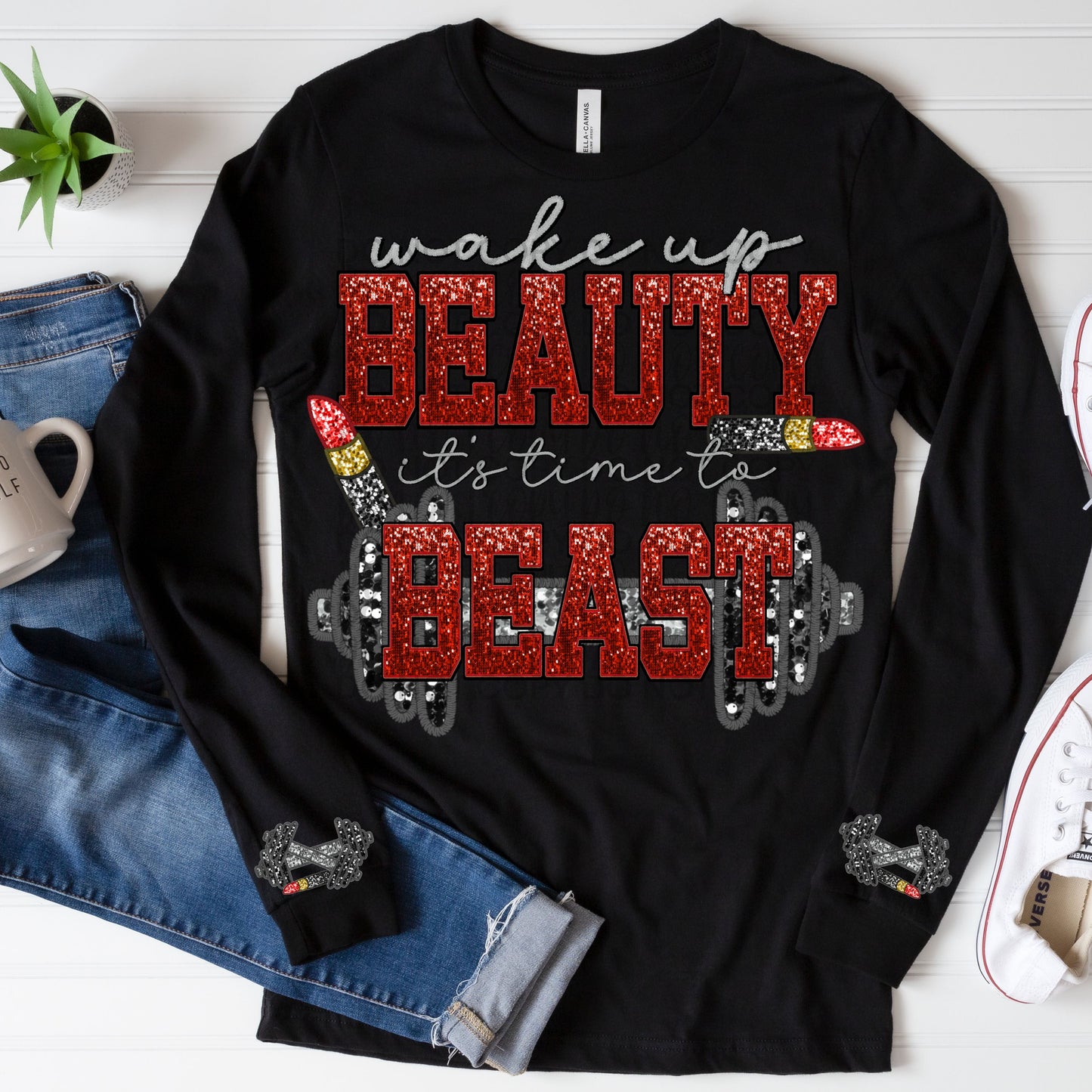 Wake Up Beauty Time to Beast