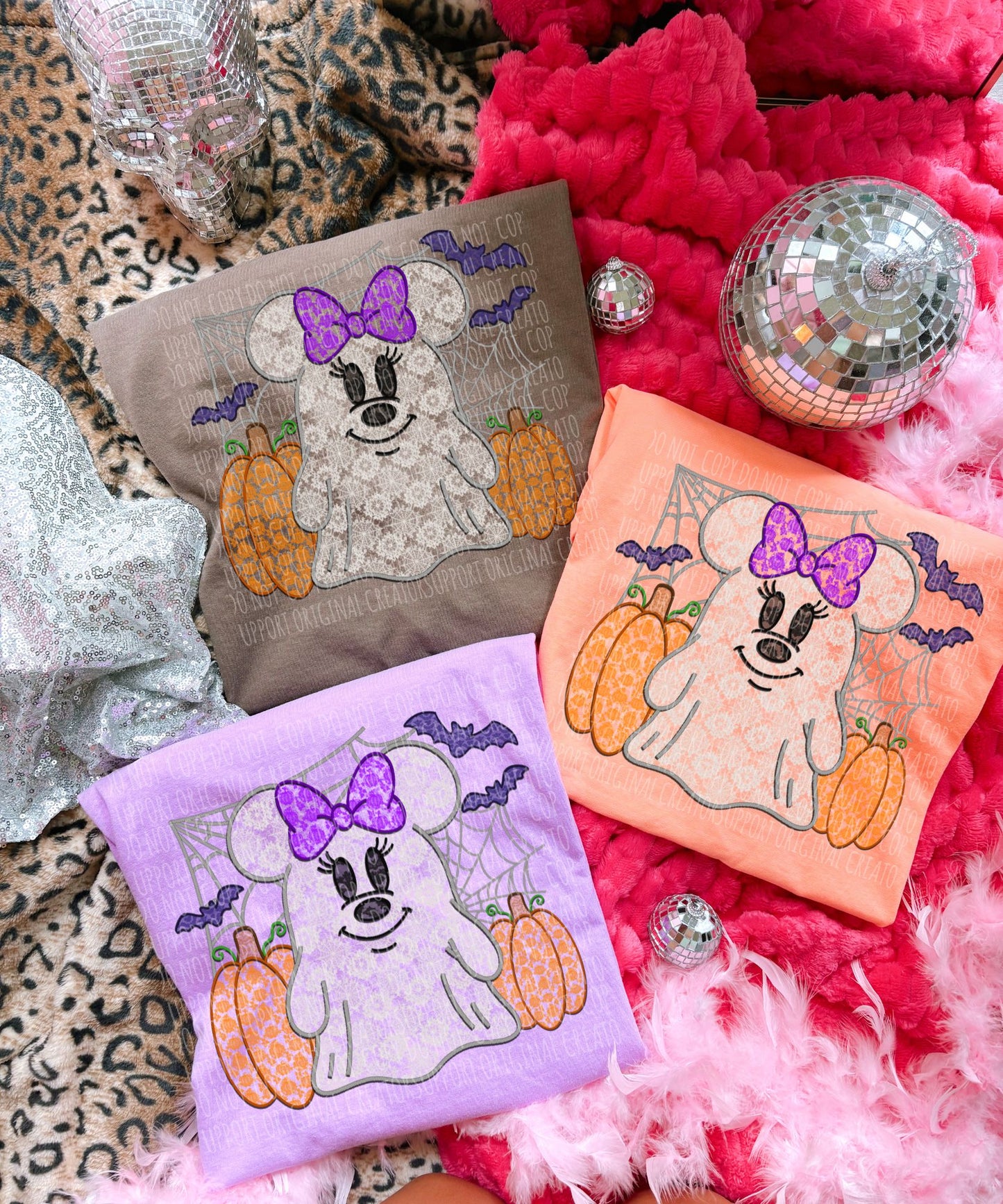 Faux Lace Minnie Ghost