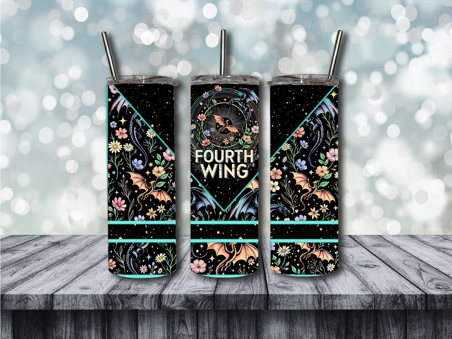 Floral FW tumbler