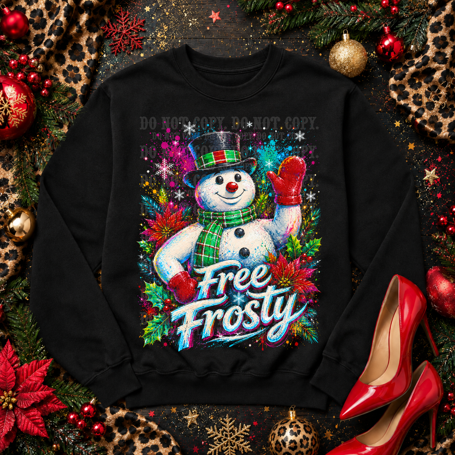 Holiday Halftones - Free Frosty