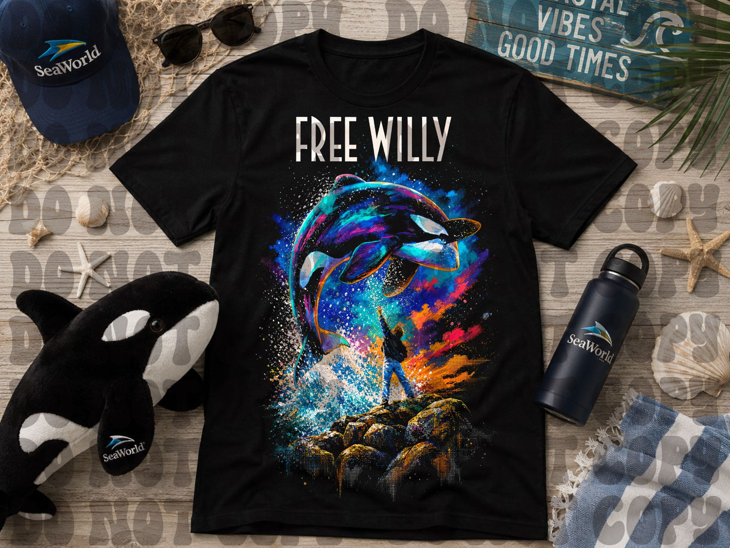 Free Orca- DARK TEES ONLY!