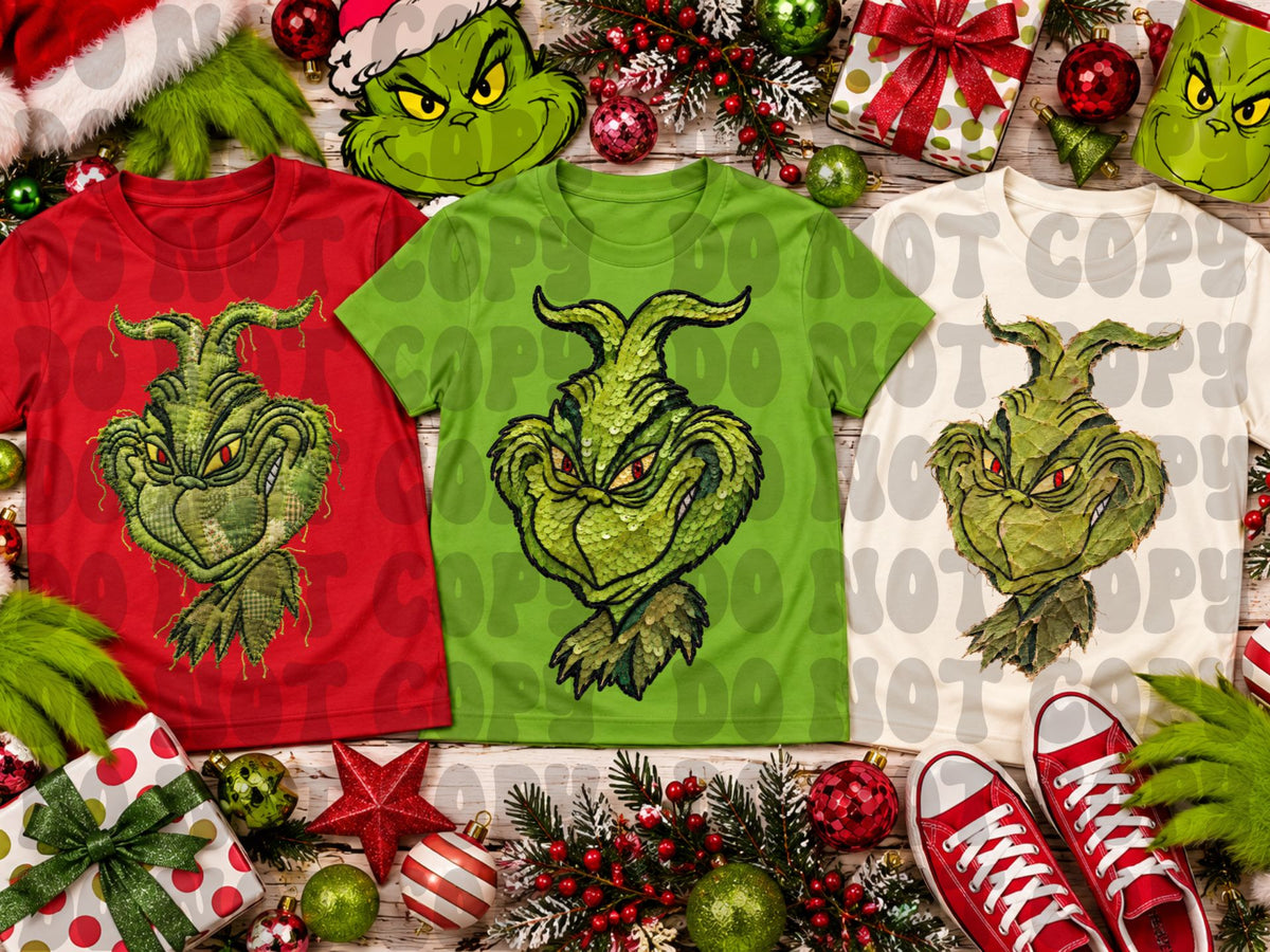 Grinny Green Guy Texture Trio Bundle