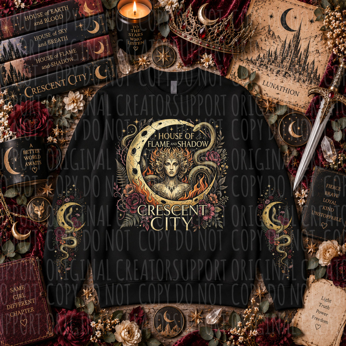 DARK TEES ONLY!- HALFTONE CRESCENT CITY BUNDLE