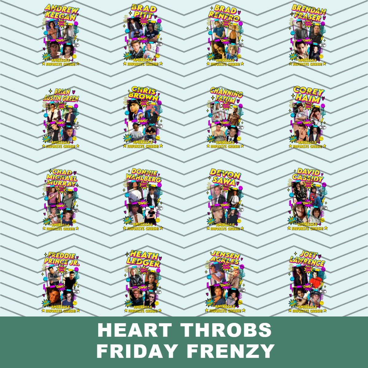 FRENZY FRIDAY 5/22/26 THROWBACK HEART THROB BUNDLE