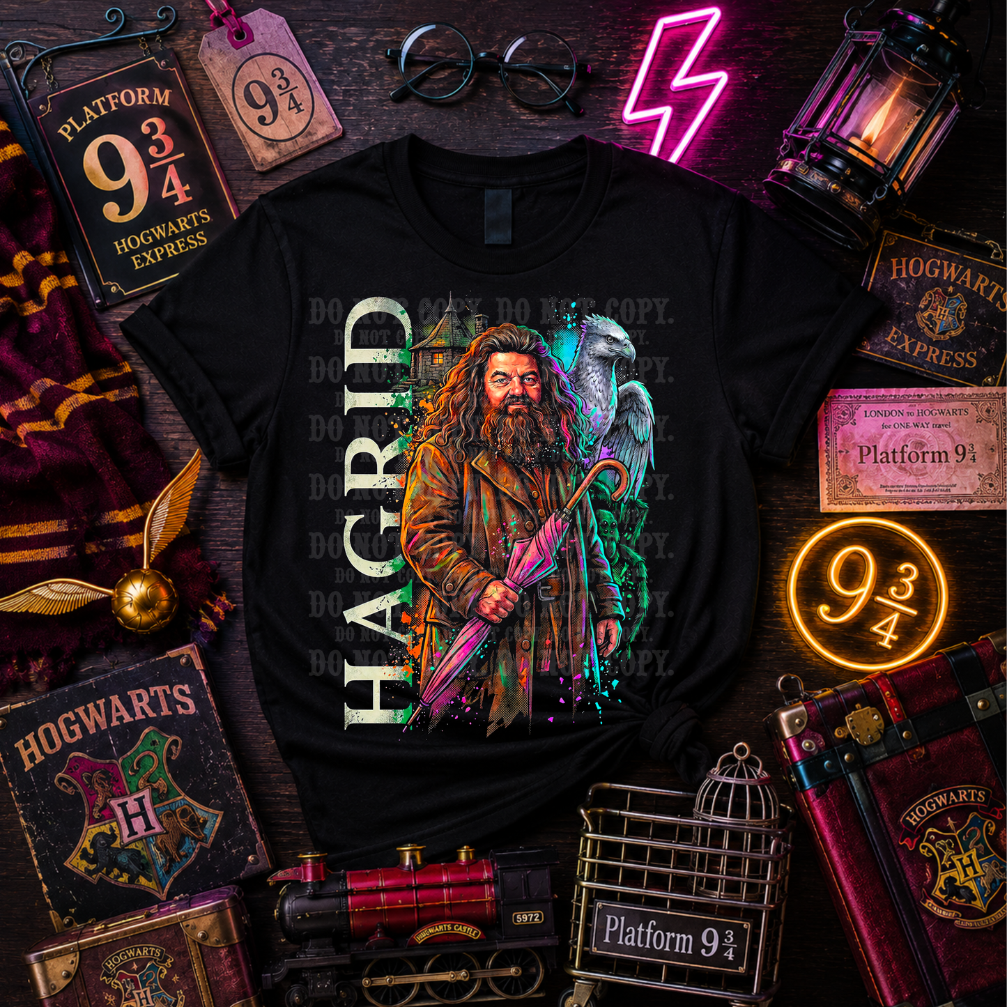Hogwart Halftones- Hagrid