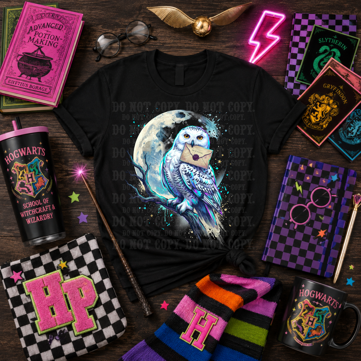 Hogwart Halftones- Hedwig