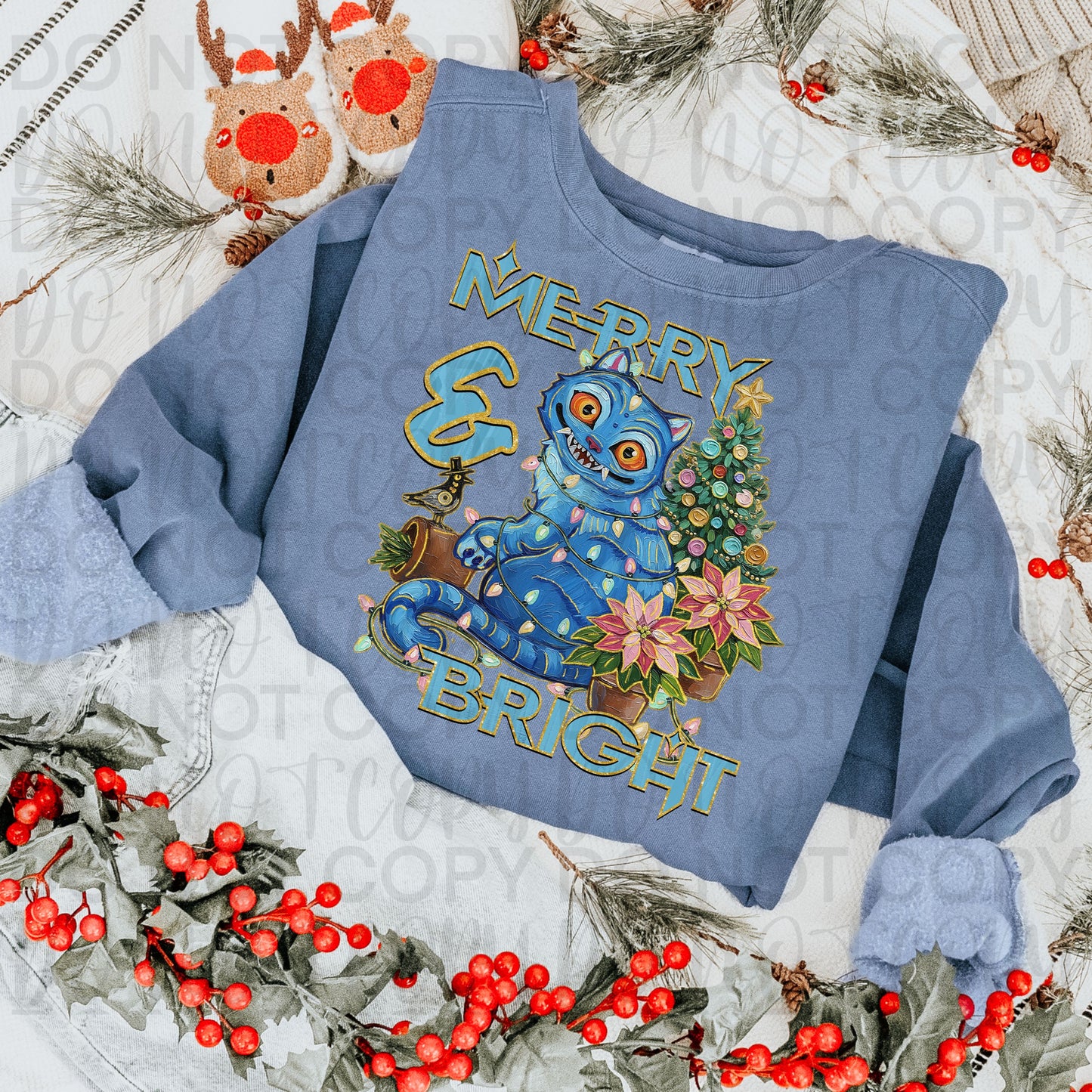 Impasto KP Cat Merry & Bright