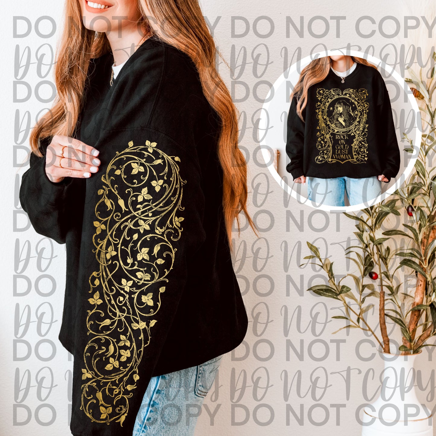 GOLD DUST WOMAN- Dark shirts only
