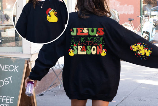 Jesus is the Reason Duck Set with Pocket and Sleeve