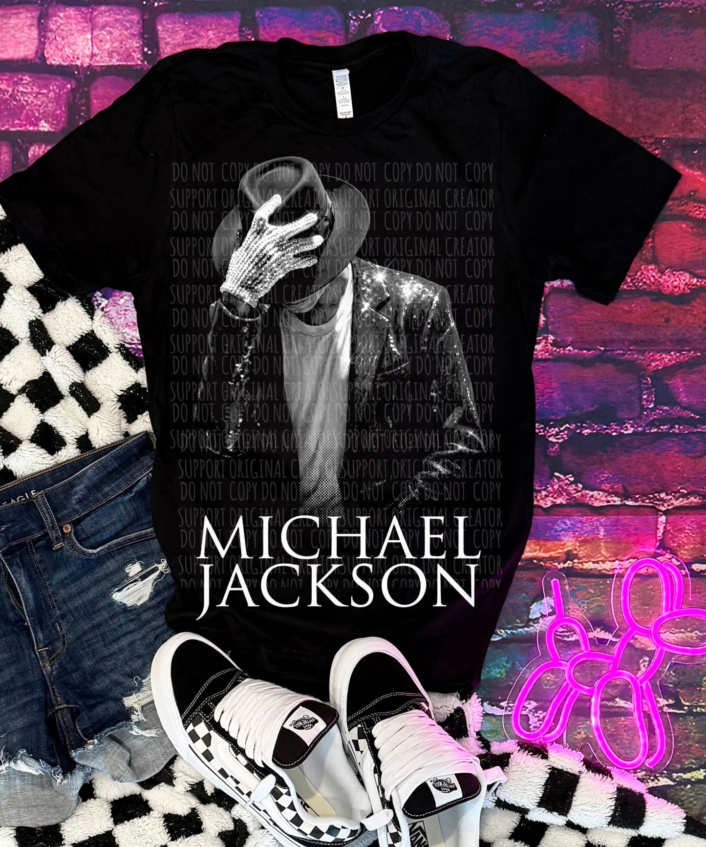 MJ HAT MONOCHROME- dark tees only