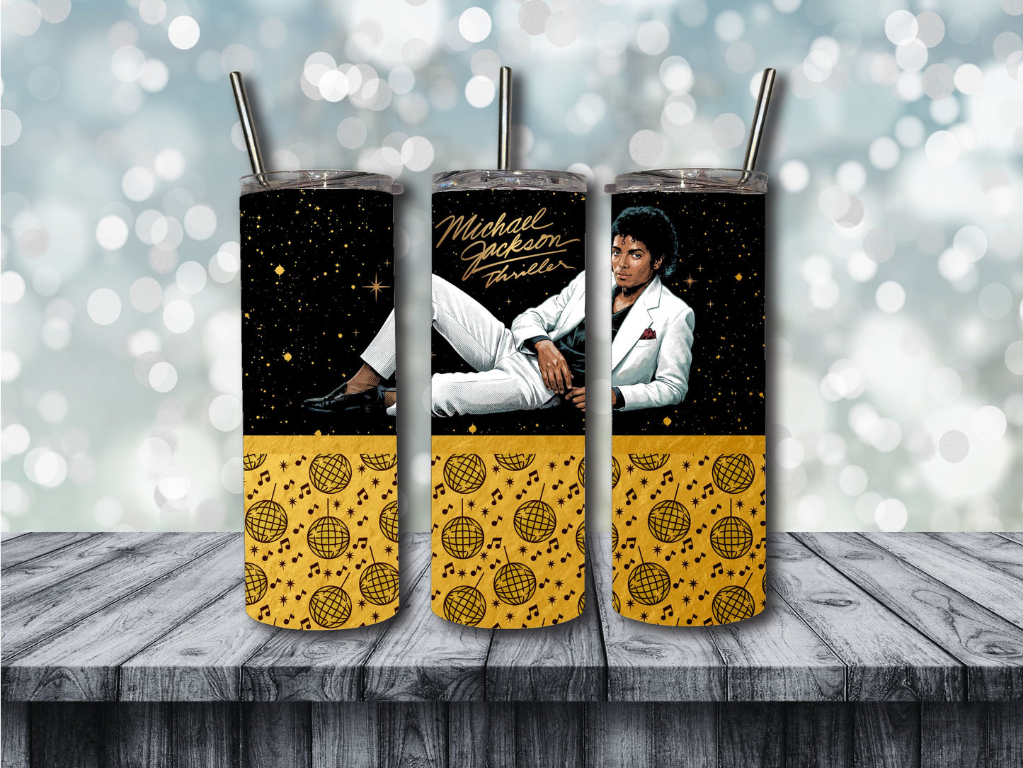MJ THRILLER tUMBLER