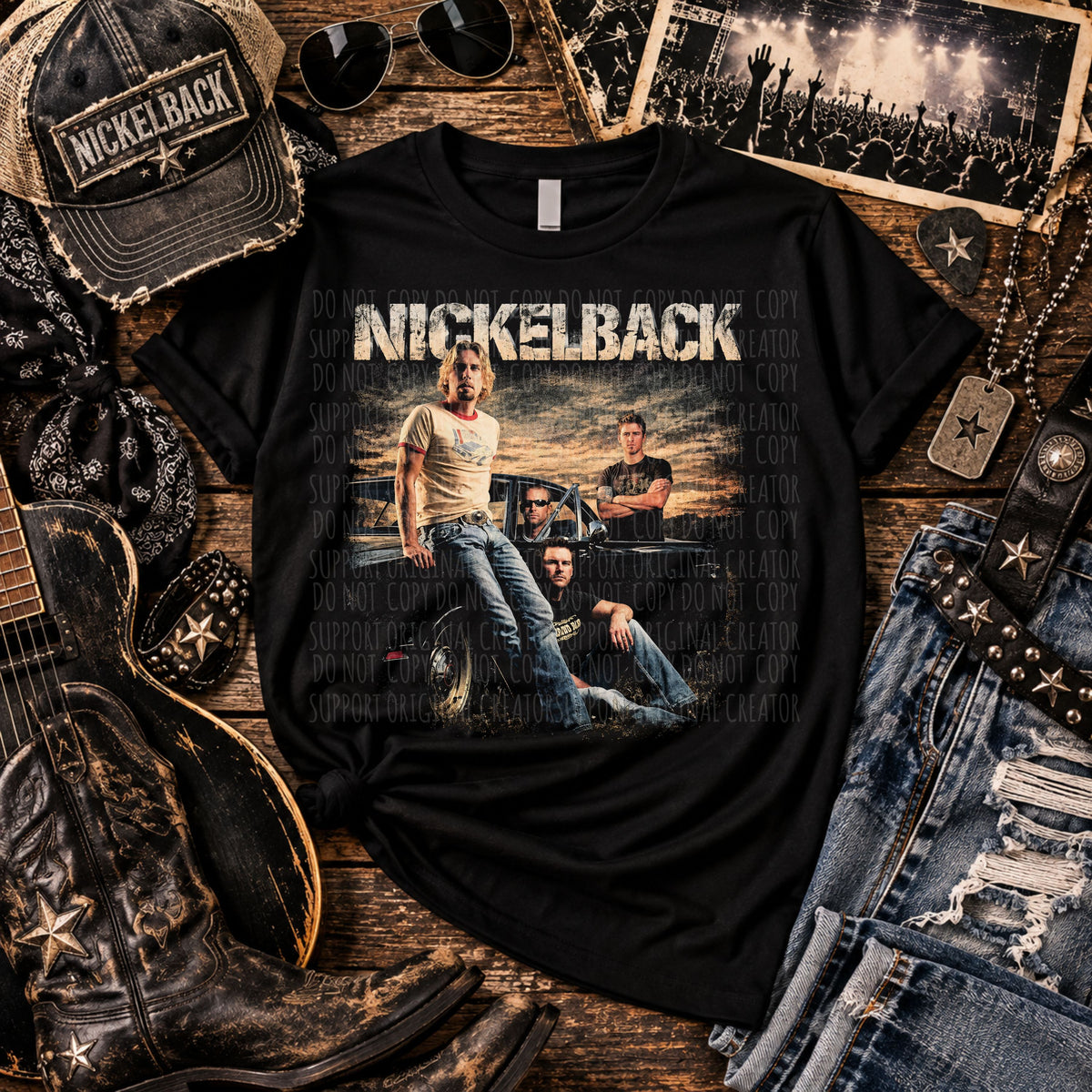 DARK TEES ONLY! HALFTONE NB Grunge