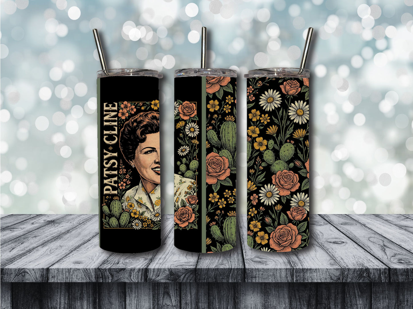 3/6 Black Knockout Country Tumbler Bundle