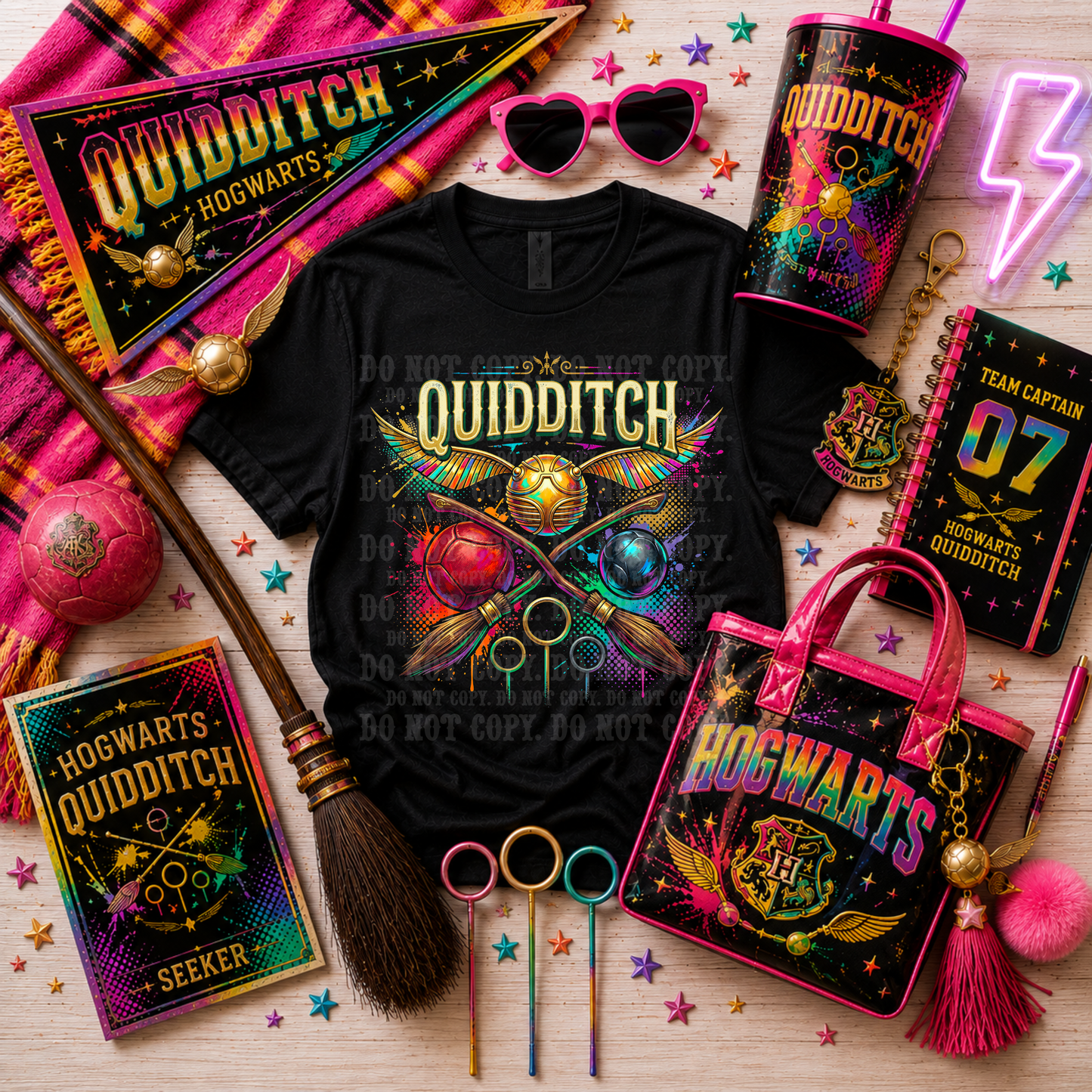 Hogwart Halftones- Quidditch