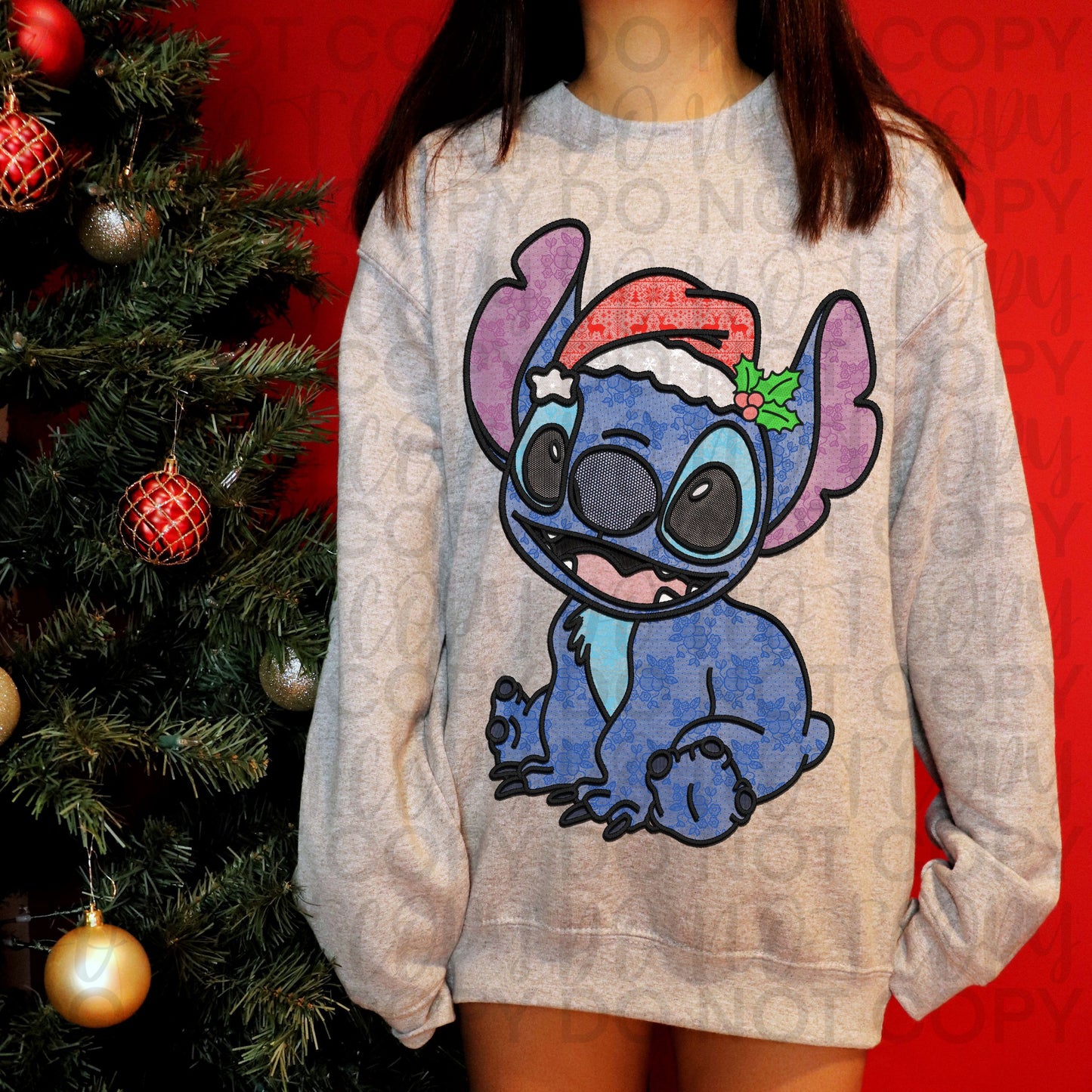 Blue Alien Christmas