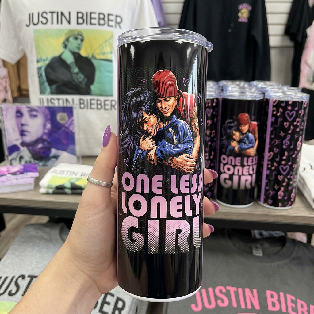 One Less Lonely Girl tumbler