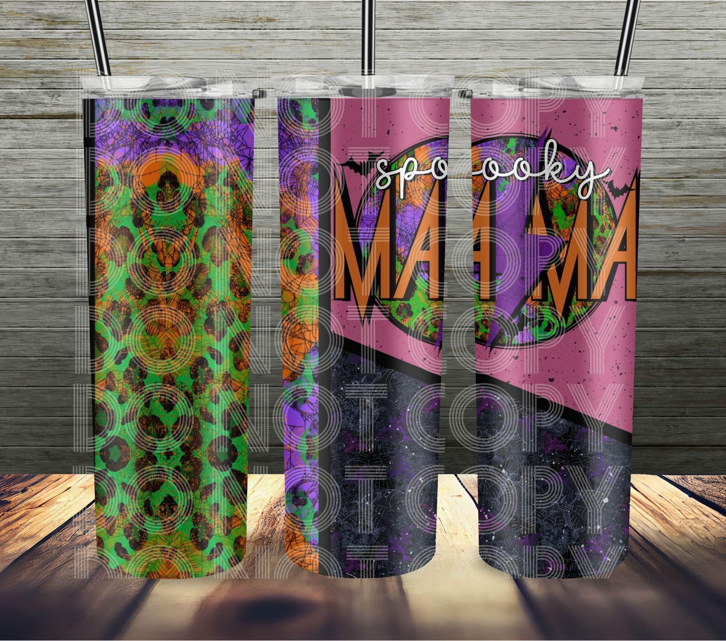 Spooky Mama and Mini Bundle with matching tumblers