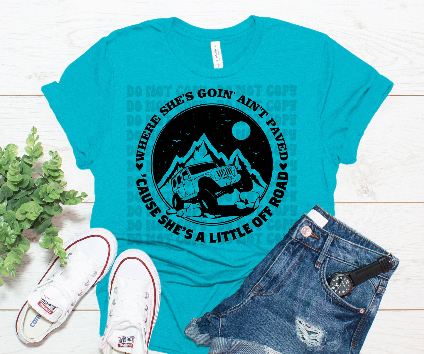 She’s a little off road