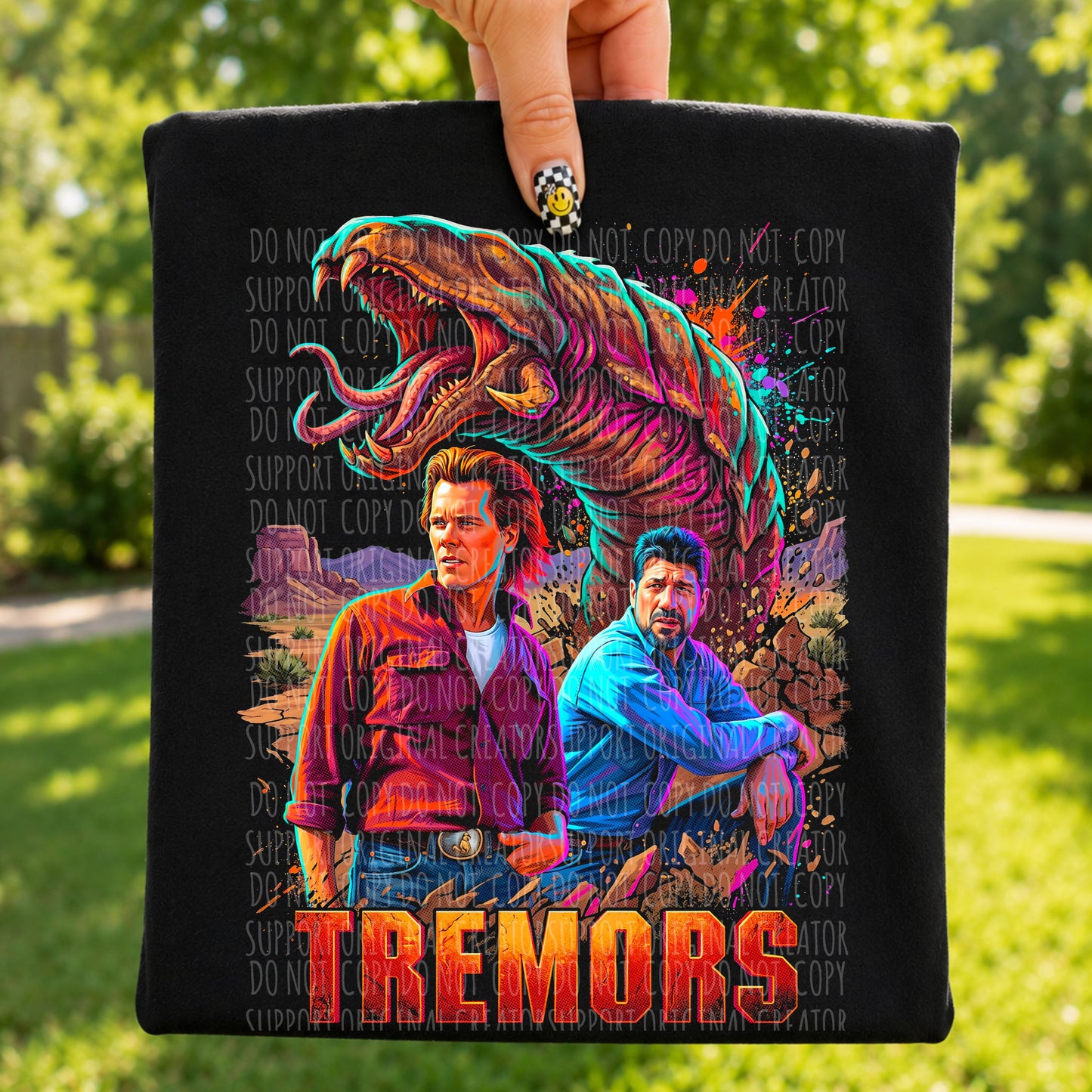 Dark tees only! Halftone Tremor