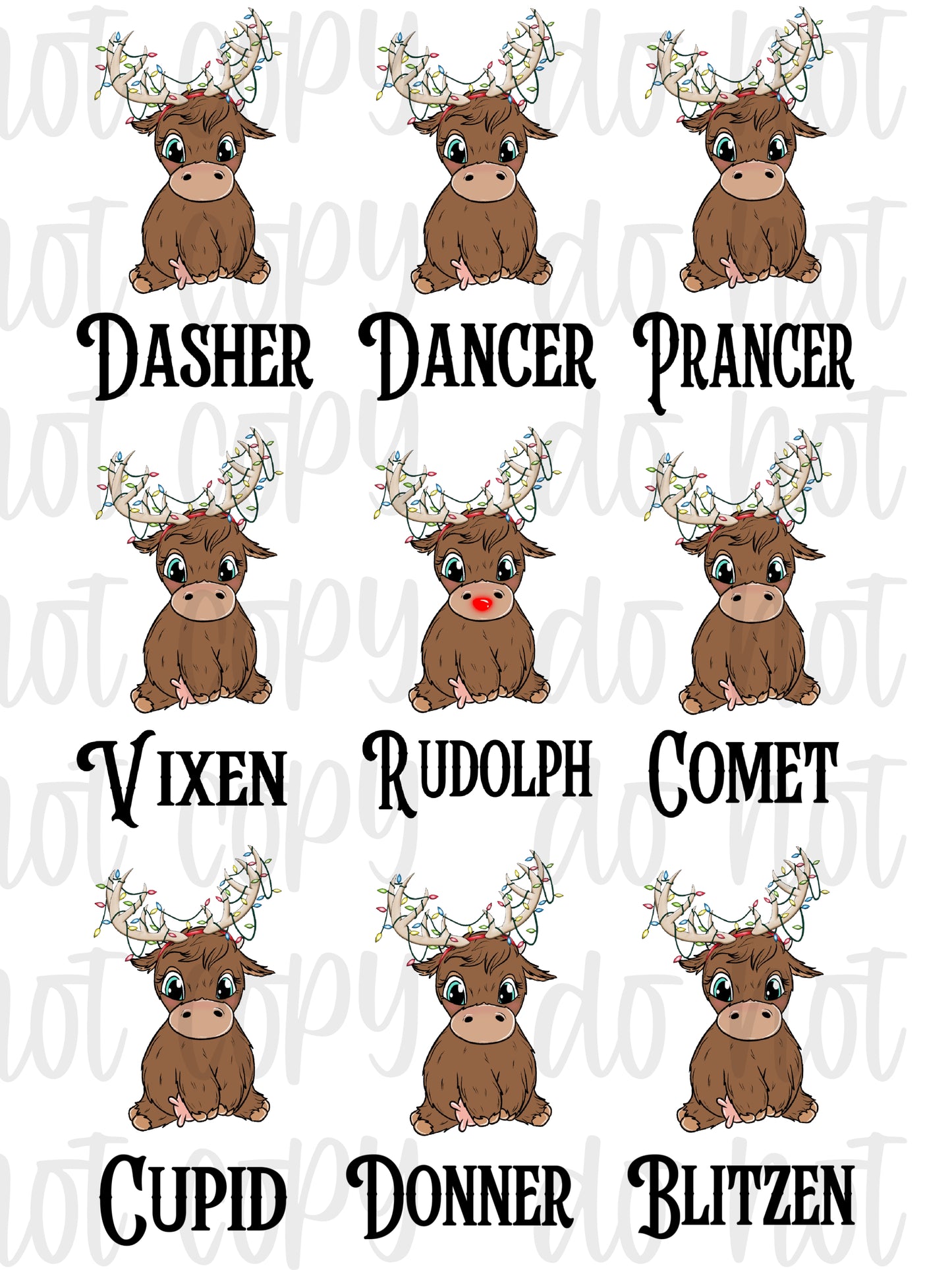 Santa’s Cow Reindeer