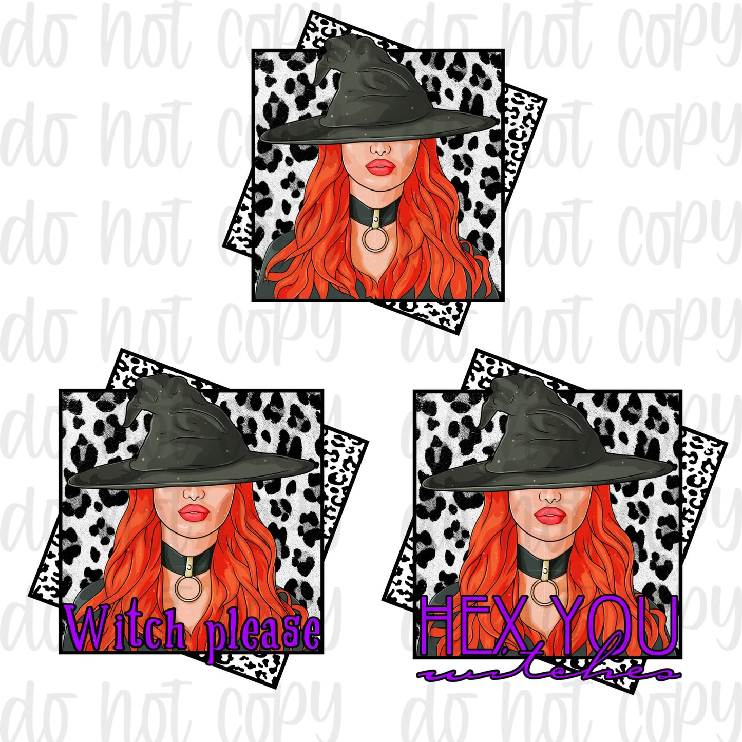 Witch with orange hair png