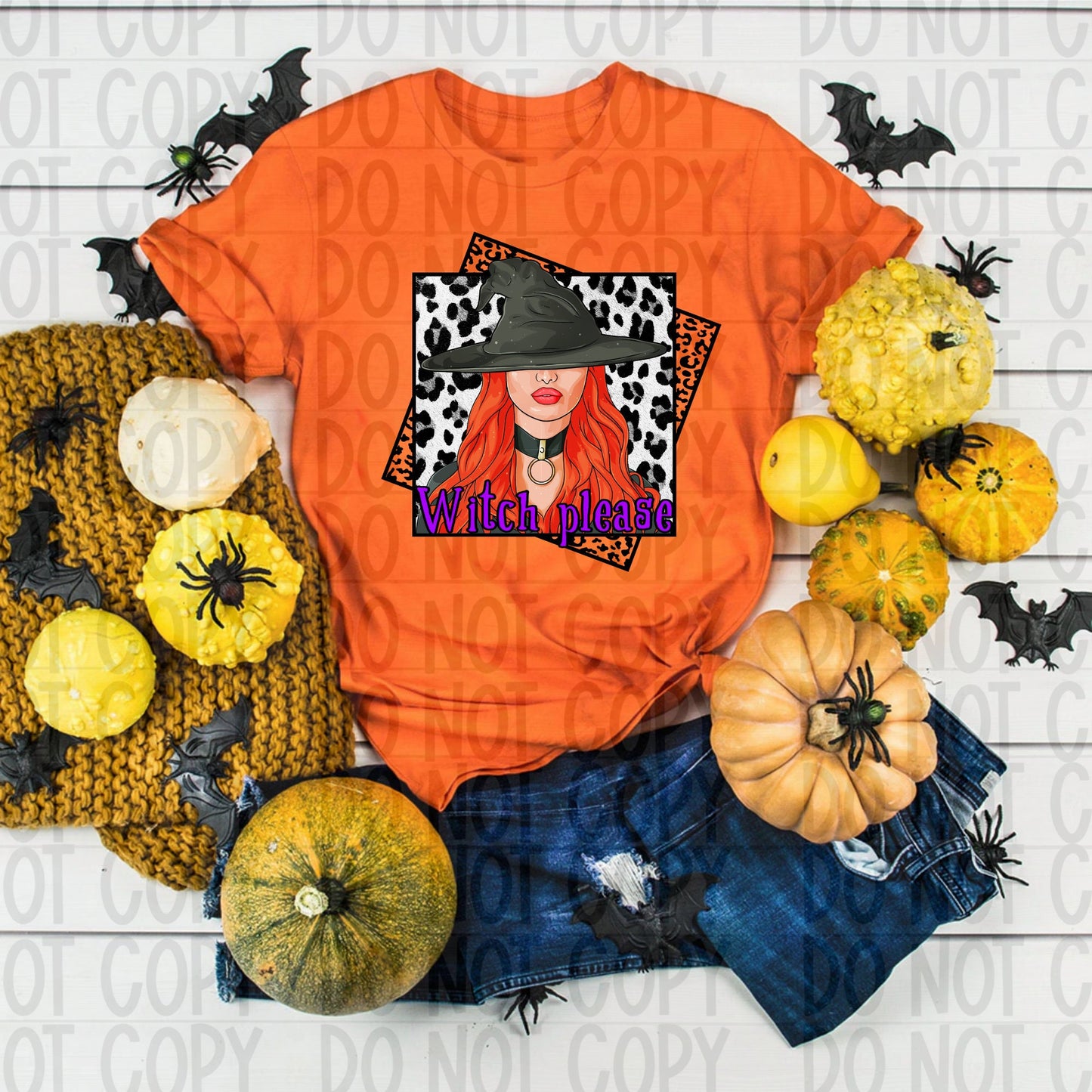 Witch with orange hair png