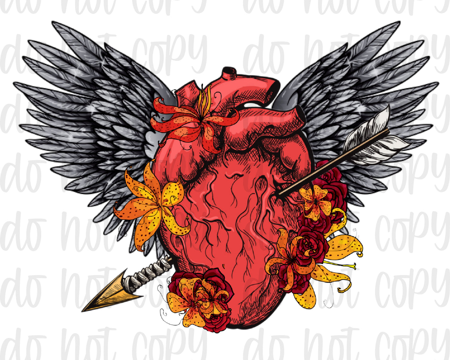 Shot through the heart png
