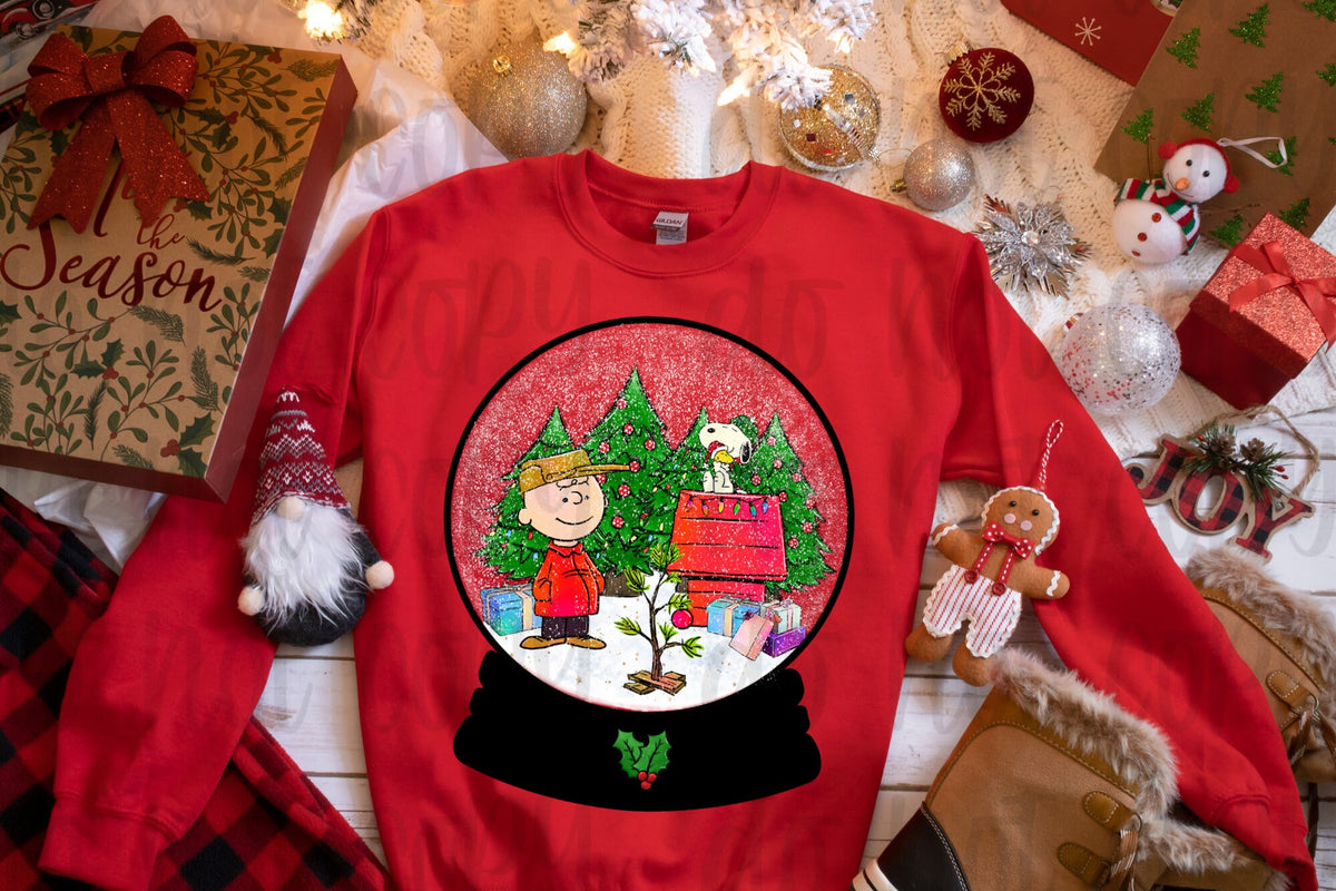 Merry Christmas CB Snow Globe