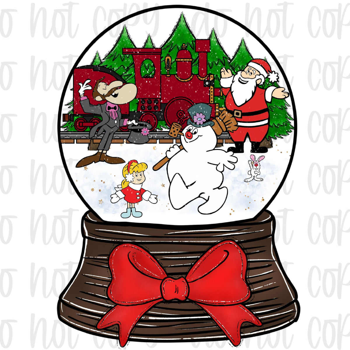 Famous Snowman Snow globe design
