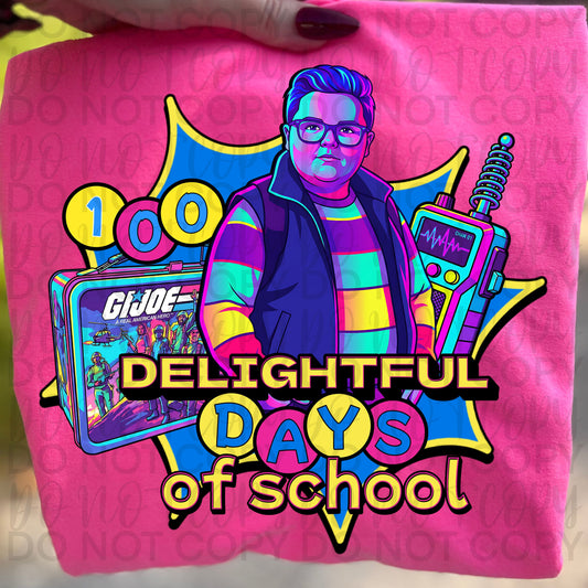 100 delightful days of school