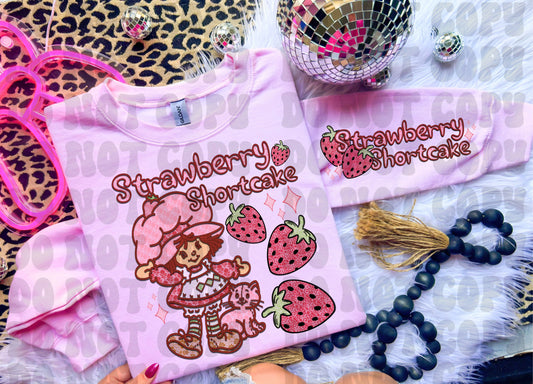Faux Lace Strawberry Shortcake
