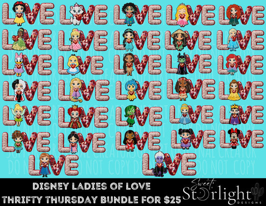 12/11/25 LADIES OF LOVE WHOLE BUNDLE-32 DESIGNS TOTAL