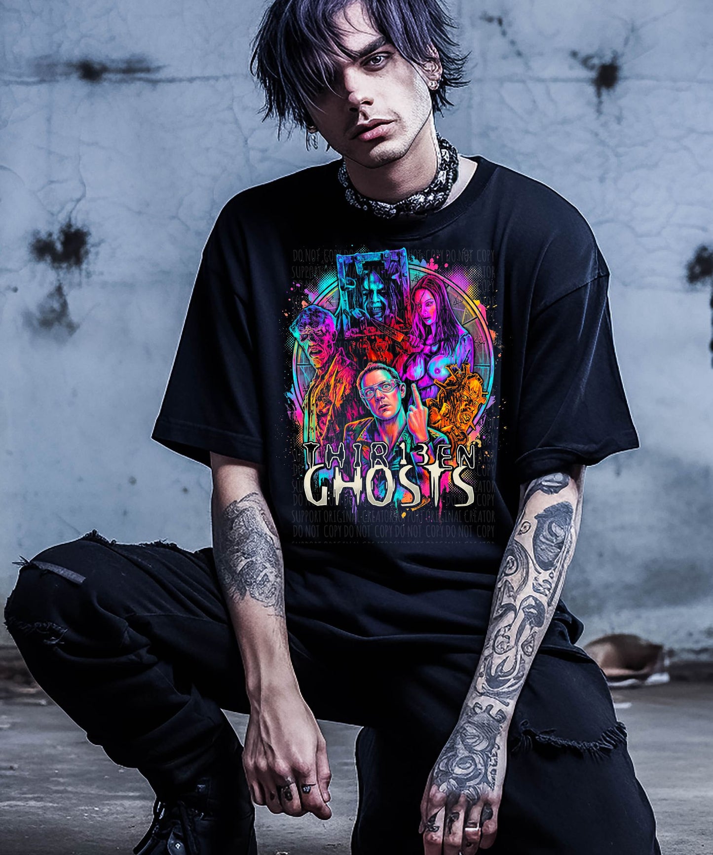 Dark tees only! Halftone Ghosts 13