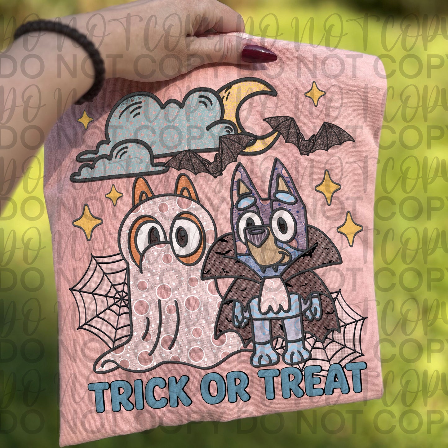 Blue Dog Trick or Treat